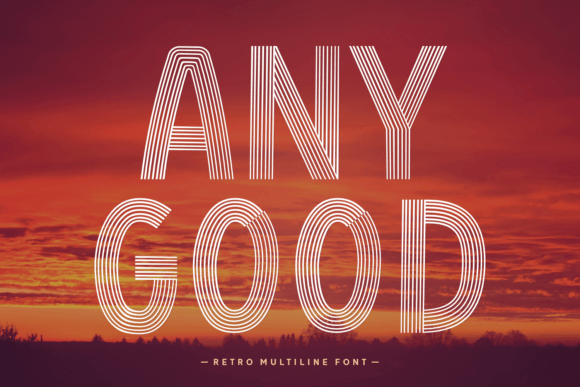 Any Good: The Retro Display Font for Scroll-Stopping Campaigns