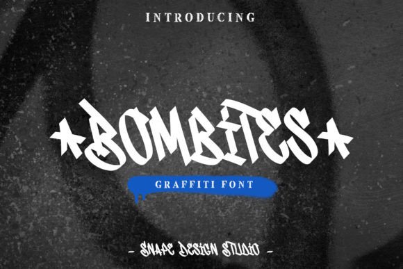 Bombites: A Trendy Display Font for Modern Editorial Design