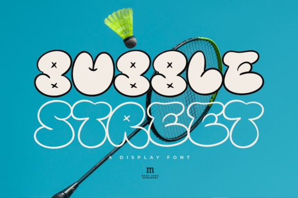 Bubble Street Font for Handmade Creations