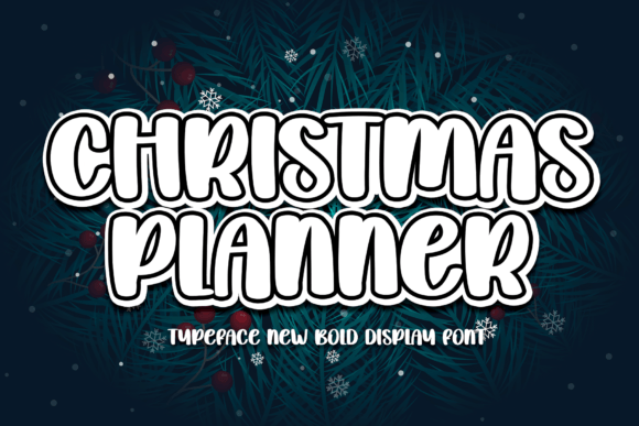 Christmas Planner: The Perfect Handwritten Display Font for Small Business Branding