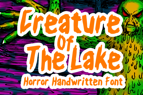 Creature of the Lake: A Spooky Display Font for Makers