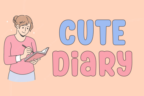 Cute Diary: The Display Font That Makes Campaigns Pop