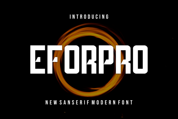 Eforpro Font Download for Creative Projects
