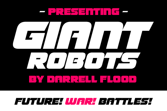Giant Robots Font for Modern Branding and Creative Projects