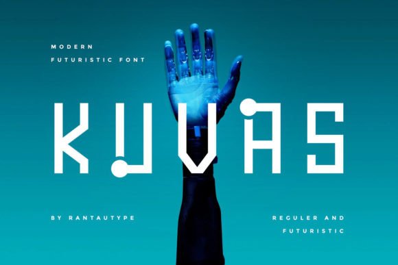 Kuvas: A Futuristic Font for Modern Branding