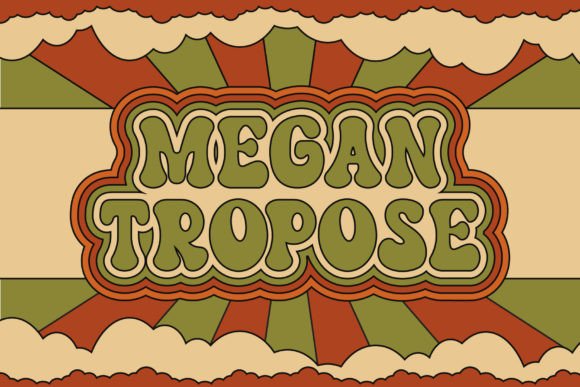 Megantropose: The Retro 70s–80s Display Font for Bold Campaigns