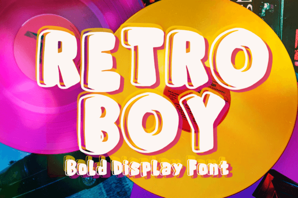 Retro Boy Font for Bold and Playful Design