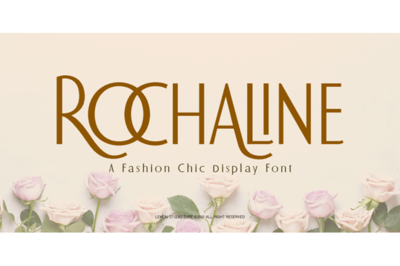 Rochaline: The Elegant Display Font for Boutique Branding