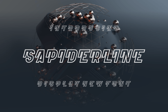 Sapiderline: A Quirky Display Font for Creative Projects