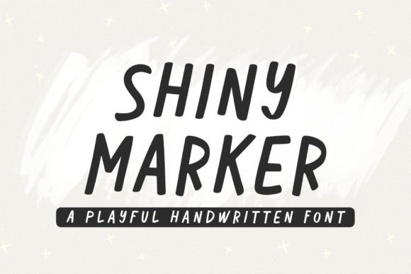 Shiny Marker: A Playful Font for Handmade Creations