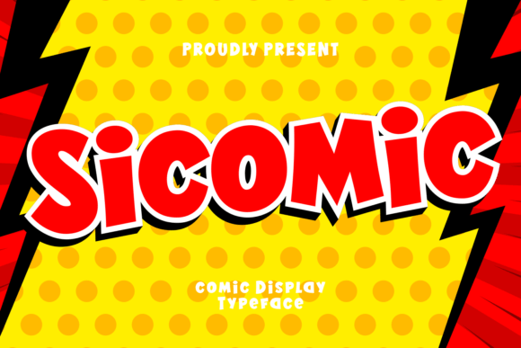 Sicomic: A Playful Display Font for Bold Visuals