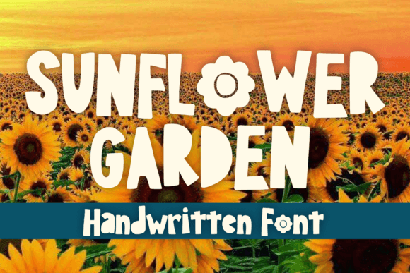 Sunflower Garden Display Font for Web and Digital Projects