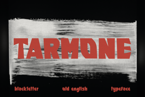 Tarmone: A Sharp Blackletter Typeface for Bold Branding