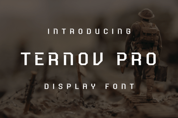 Ternov Pro: A Unique Display Font for Modern Editorial Design