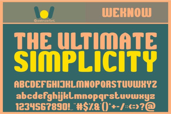 The Ultimate Simplicity Font for Elegant Craft Projects