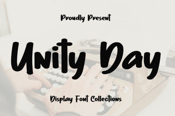 Unity Day: A Handwritten Font for Creative Branding Projects