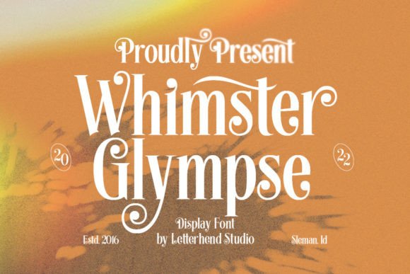 Whimster Glimpse Font for Timeless Branding