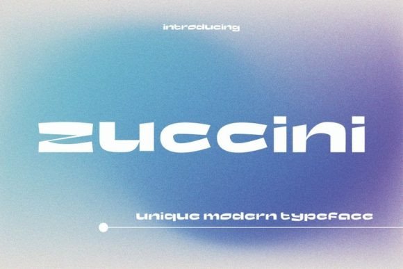Zuccini Font for Sleek Branding and Modern Design